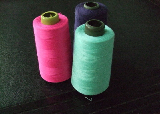Dyeing 100% 60s Polyester Sewing Yarn For Sewing Thread