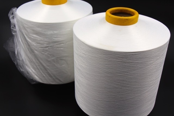 Full - Dull Polyester Textured Yarn For Sewing Good Heat Resistance 75D/72F