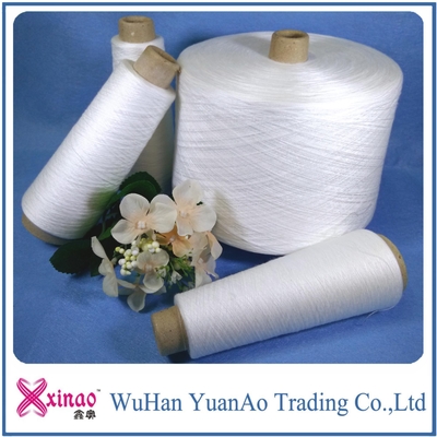Rohe weiße Ring Spun Polyester Yarn-Polyester-Torsions-Nähgarn 100% hochfest