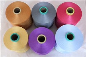 Garnfarbgarn des Polyester strukturiertes